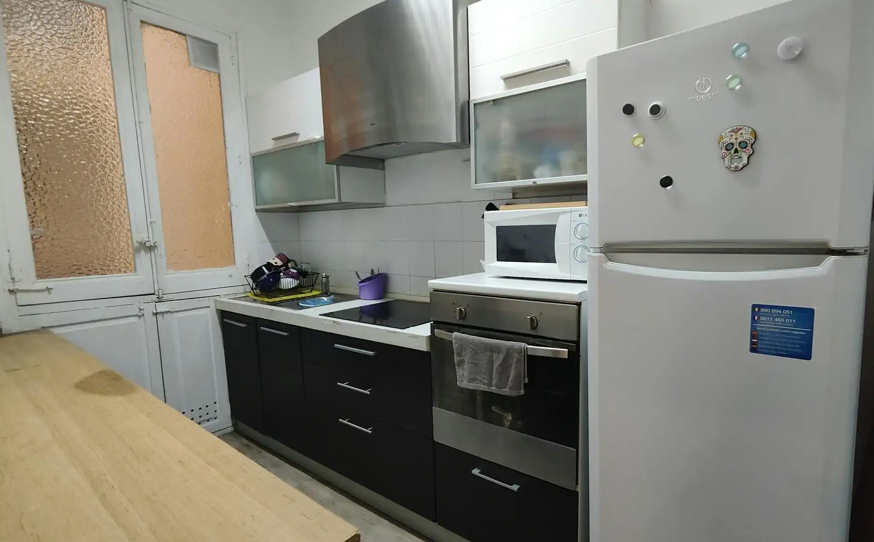 Kitchen of Flat for rent in Madrid  with Heating, Furnished and Washing machine