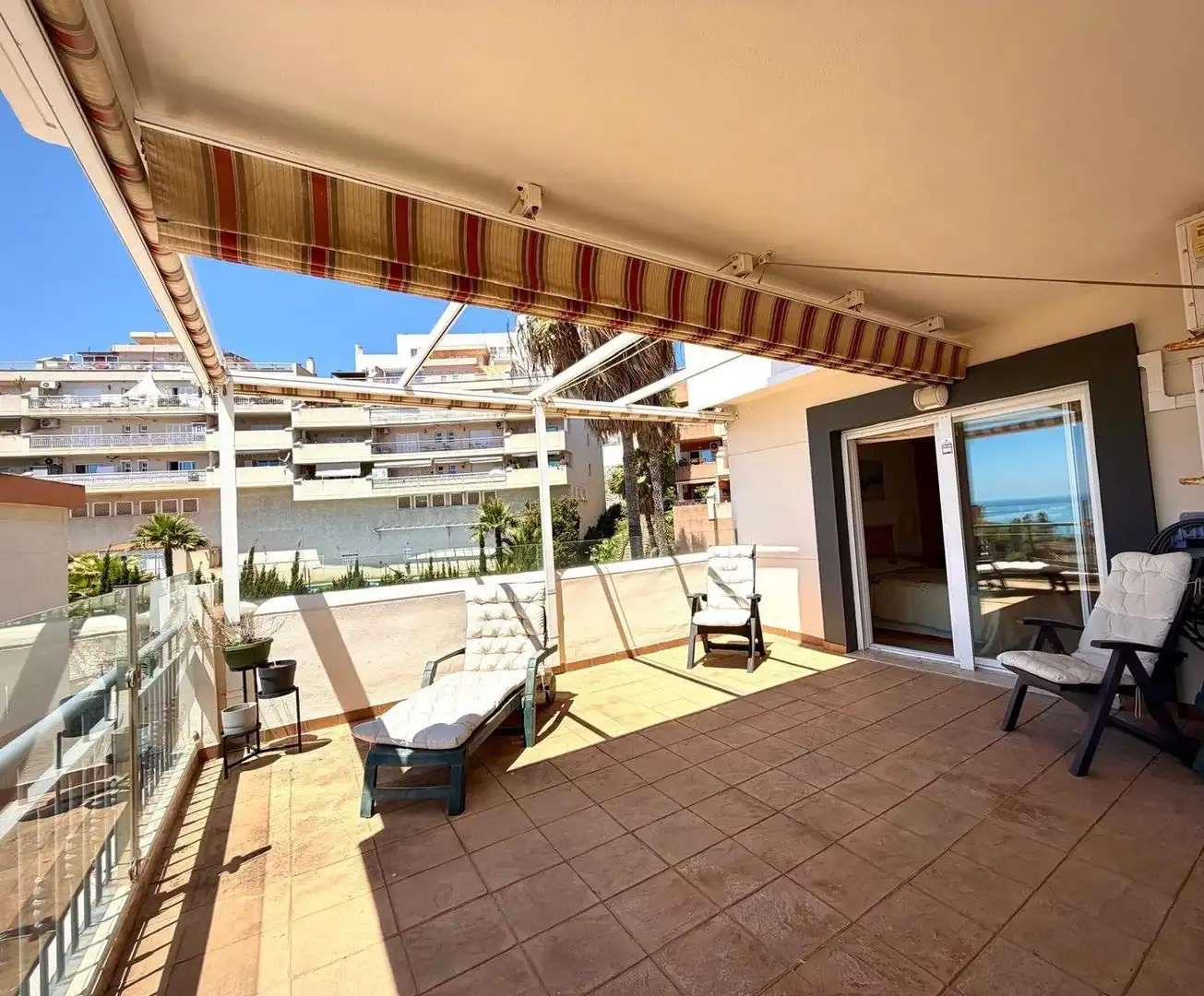 Terraza de Piso en venta en Benalmádena con Aire acondicionado, Jardín privado y Terraza