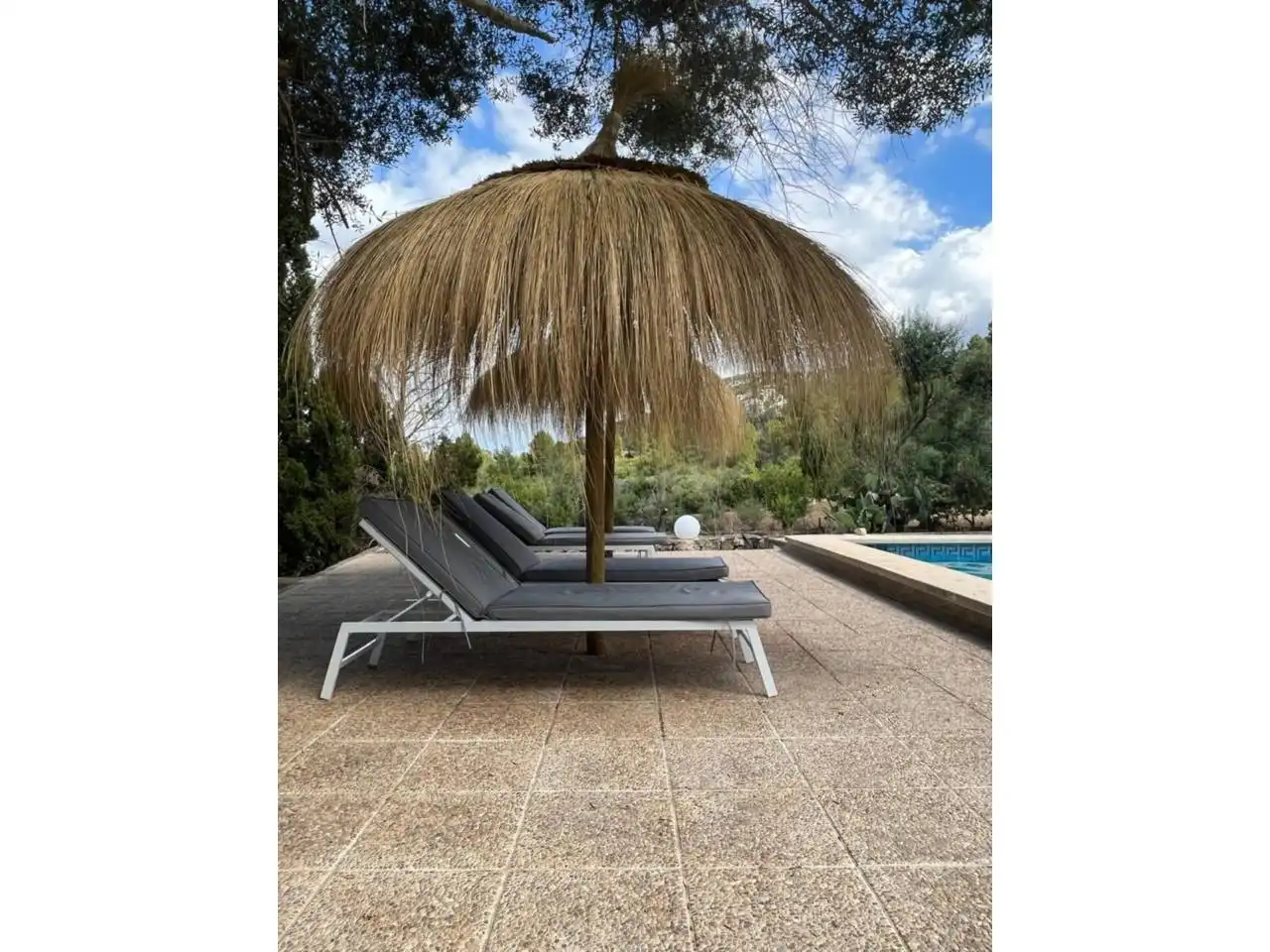 Garten von Country house zur Miete in Pollença mit Klimaanlage, Heizung und Privatgarten