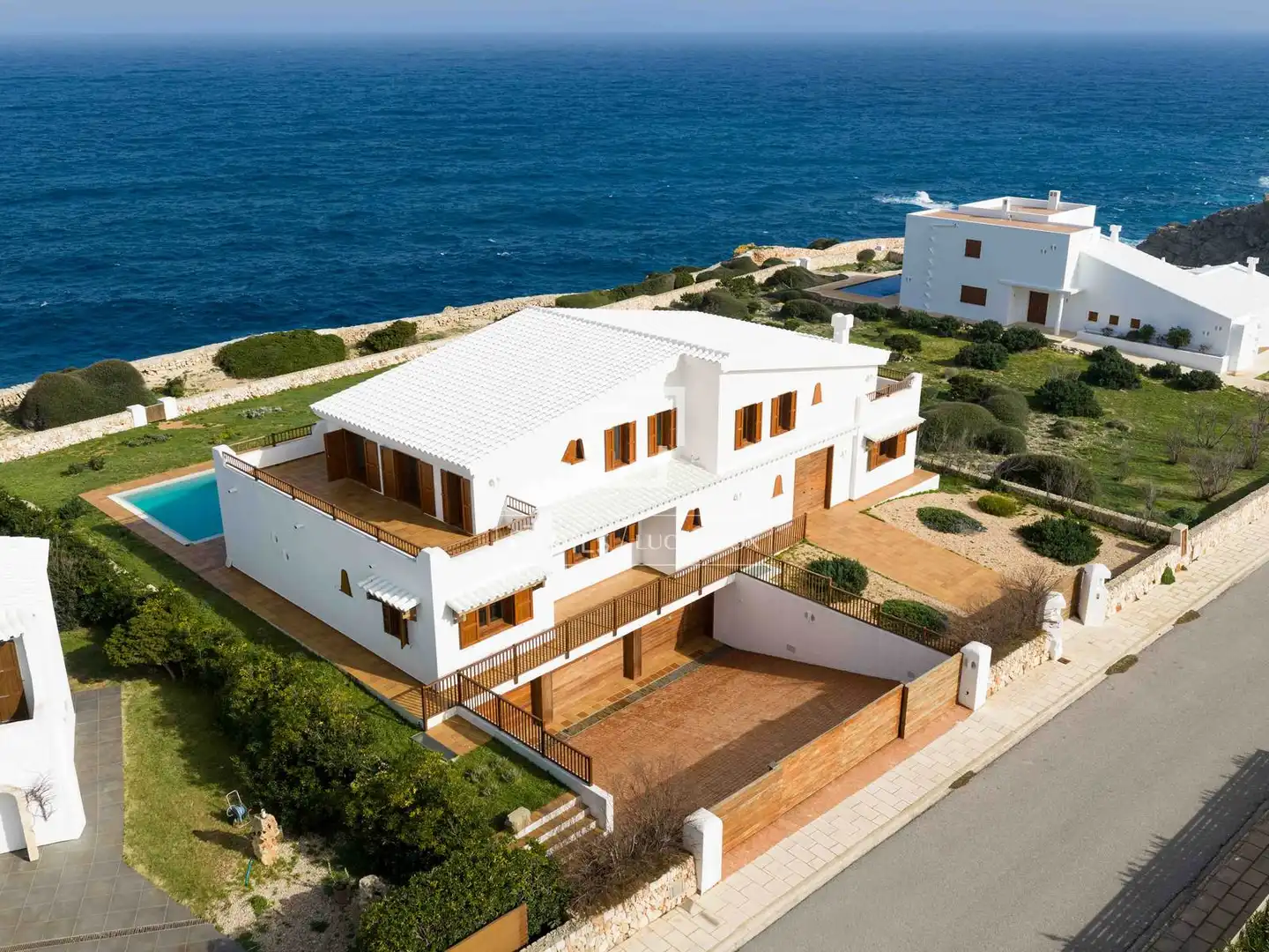 Außenansicht von Haus oder Chalet zum Verkauf in Ciutadella de Menorca mit Privatgarten, Terrasse und Schwimmbad