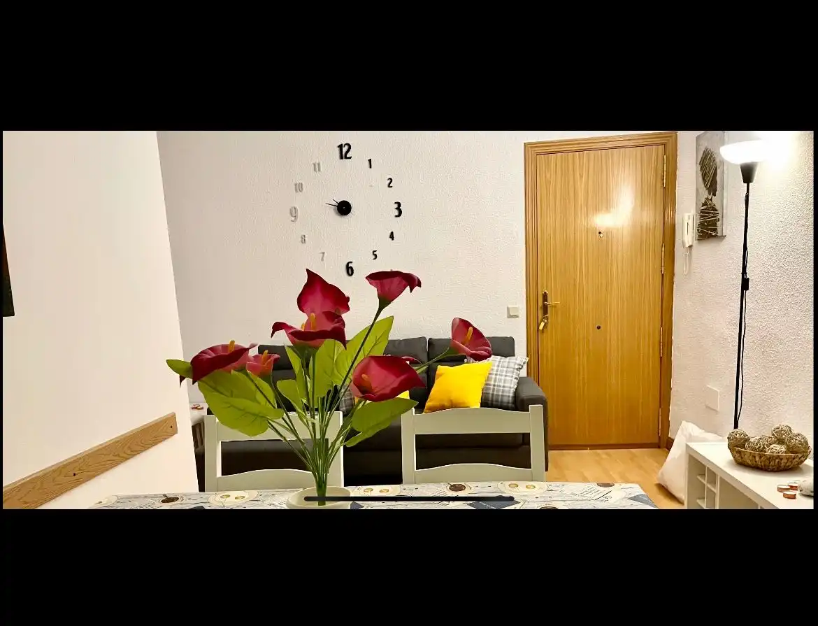 Wohnzimmer von Wohnung zur untervermieten in Valencia mit Klimaanlage, Heizung und Möbliert