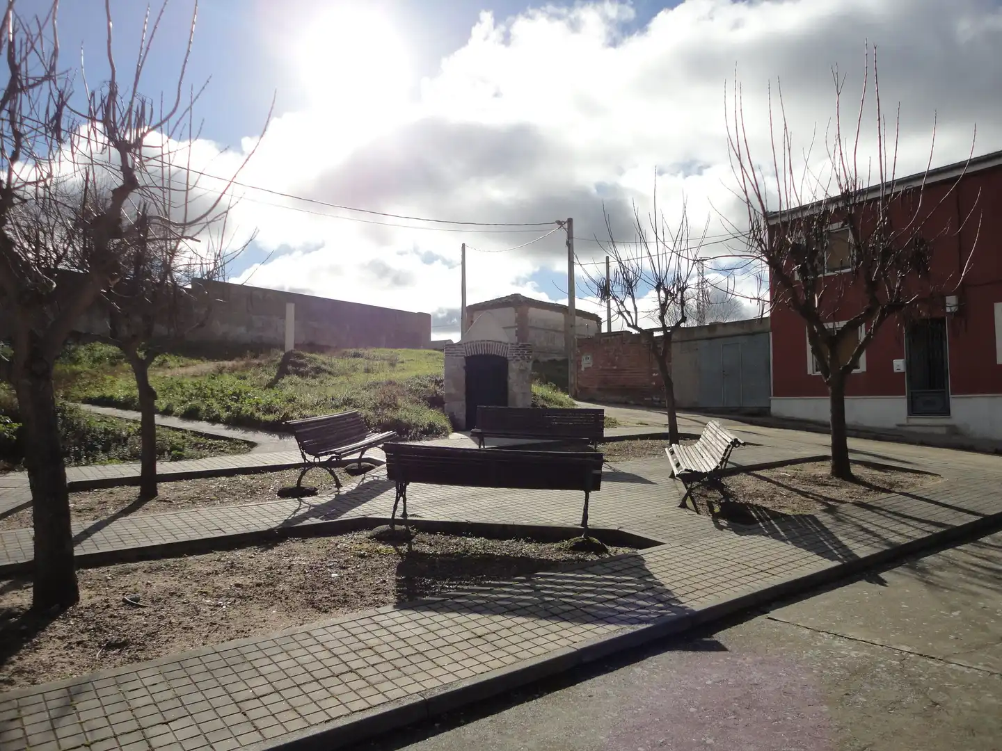 Vista exterior de Casa o chalet en venta en Alcazarén