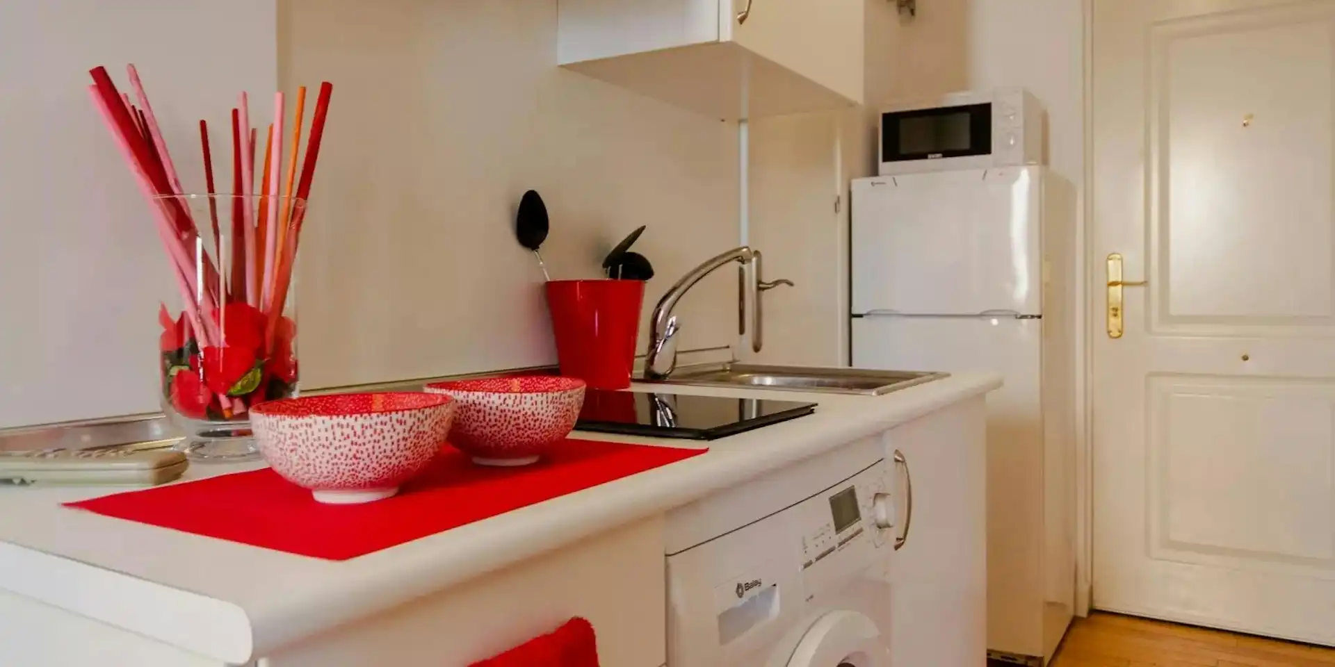 Cocina de Piso de alquiler en Madrid con Aire acondicionado, Calefacción y Amueblado