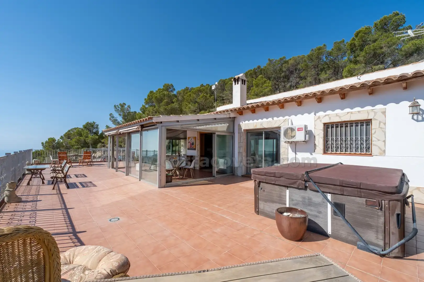 Terraza de Casa o chalet en venta en Relleu con Aire acondicionado, Jardín privado y Terraza