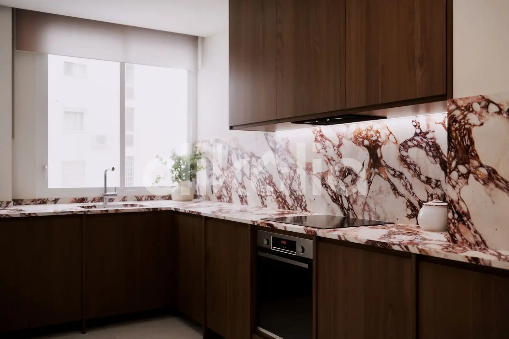 Küche von Wohnung zum Verkauf in Madrid mit Klimaanlage, Heizung und Terrasse