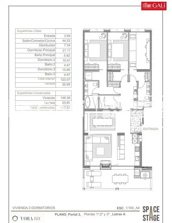 Appartement avec terrasse à vendre à Camino Pont del Tarter, imagen 17