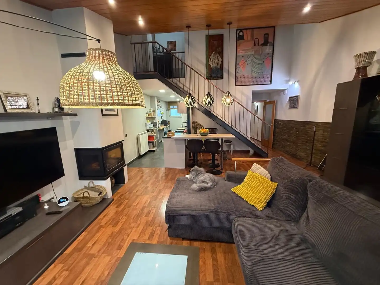 Sala de estar de Dúplex en venta en Sant Celoni con Calefacción y Terraza