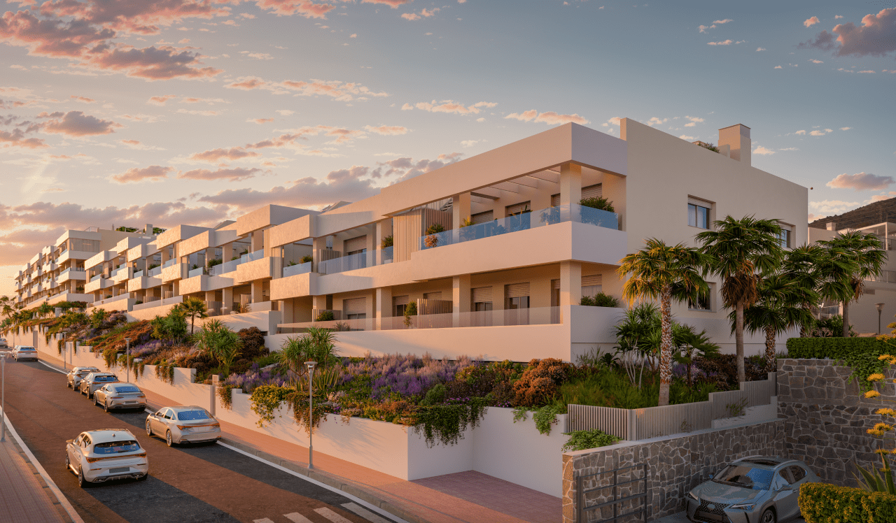 Vista exterior de Pis en venda en Benalmádena amb Aire condicionat, Terrassa i Traster