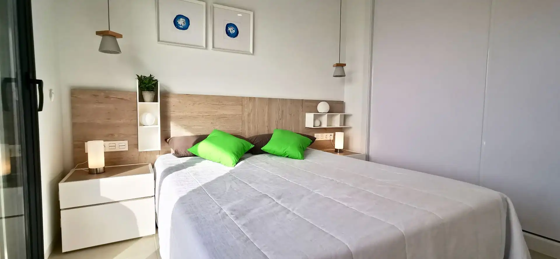 Dormitori de Casa o xalet de lloguer en Águilas amb Aire condicionat, Jardí privat i Terrassa