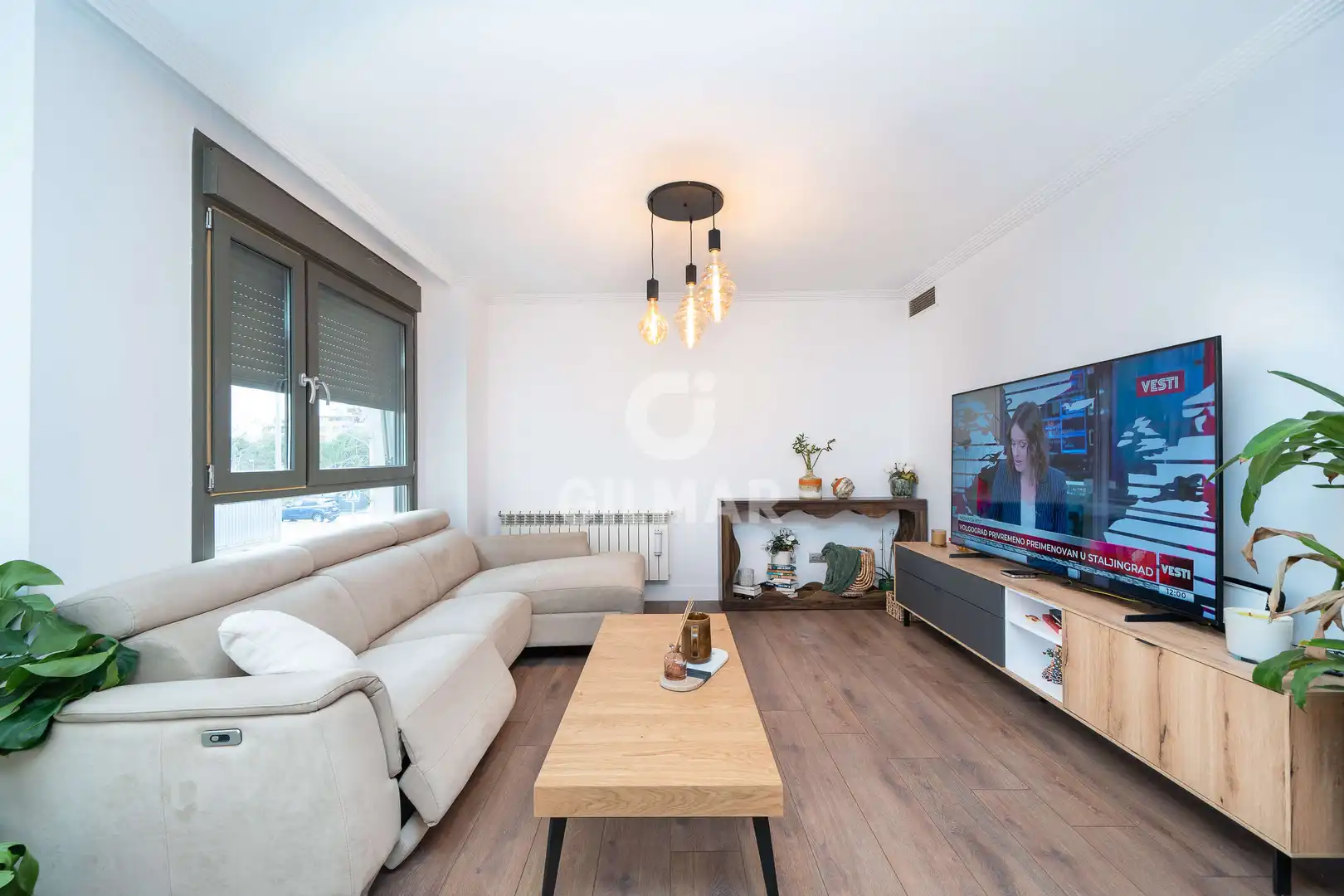 Living room of Flat for sale in Madrid  with Heating, Private garden and Storage room