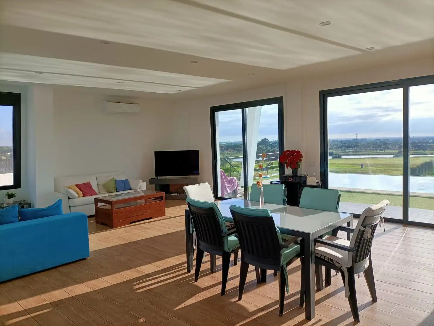 Living room of Houses for sale in Puerto Real  with Air Conditioner, Private garden and Terrace