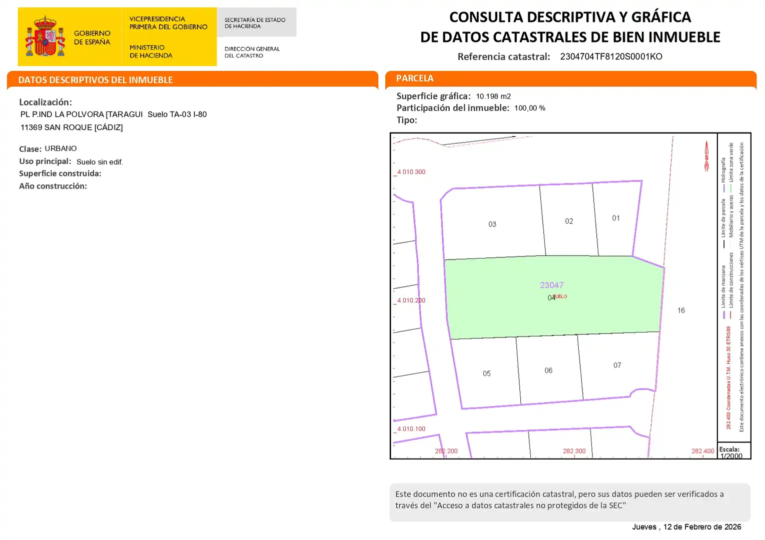 Terreno industriale in vendita a Taraguilla- Estación, imagen 5