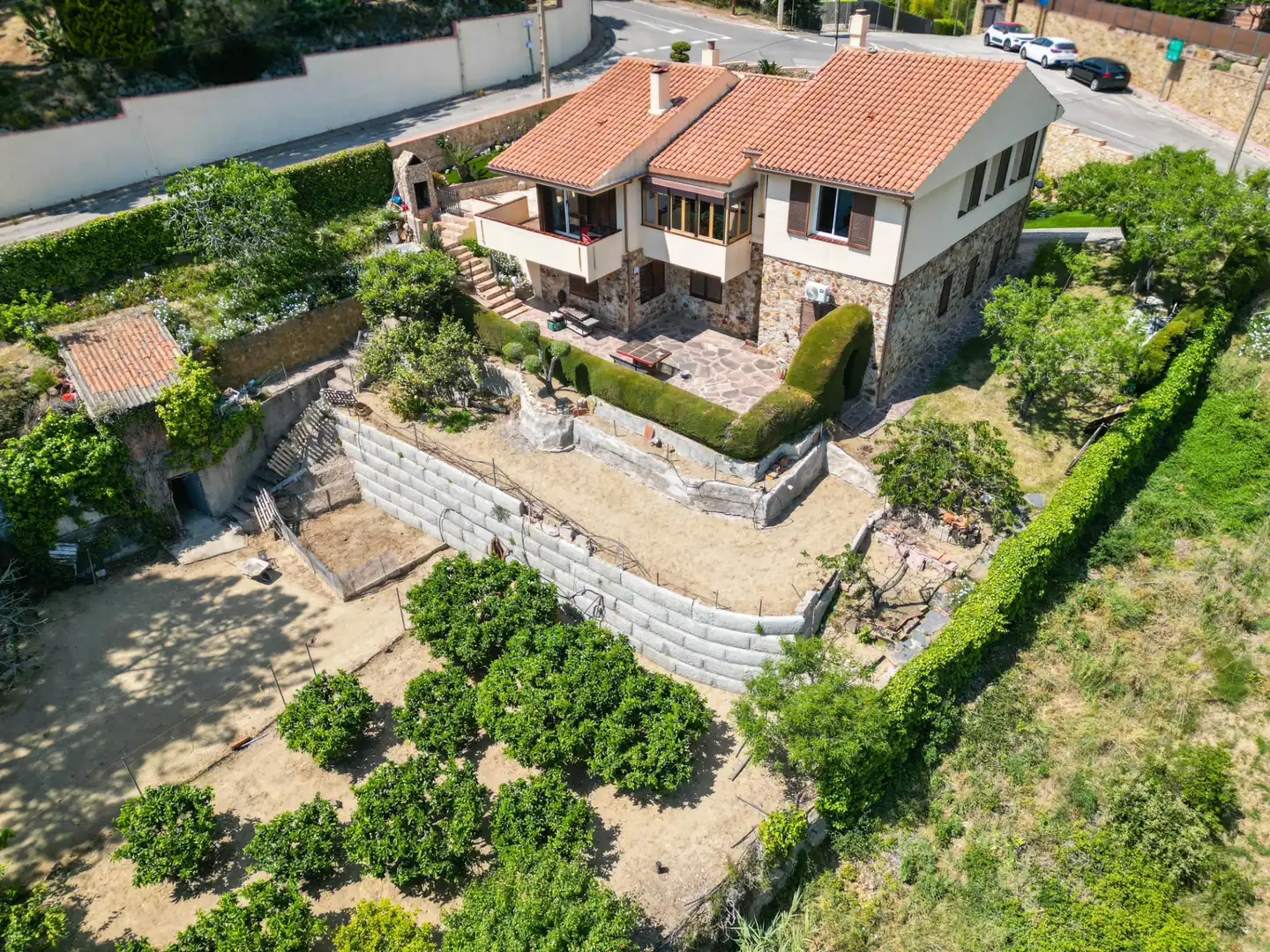 Jardí de Casa o xalet en venda en Sant Cebrià de Vallalta amb Calefacció, Jardí privat i Terrassa