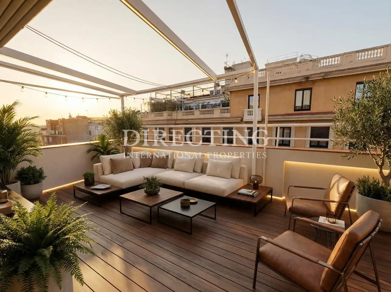 Terrasse von Dachboden zum Verkauf in Madrid mit Klimaanlage, Heizung und Parkett