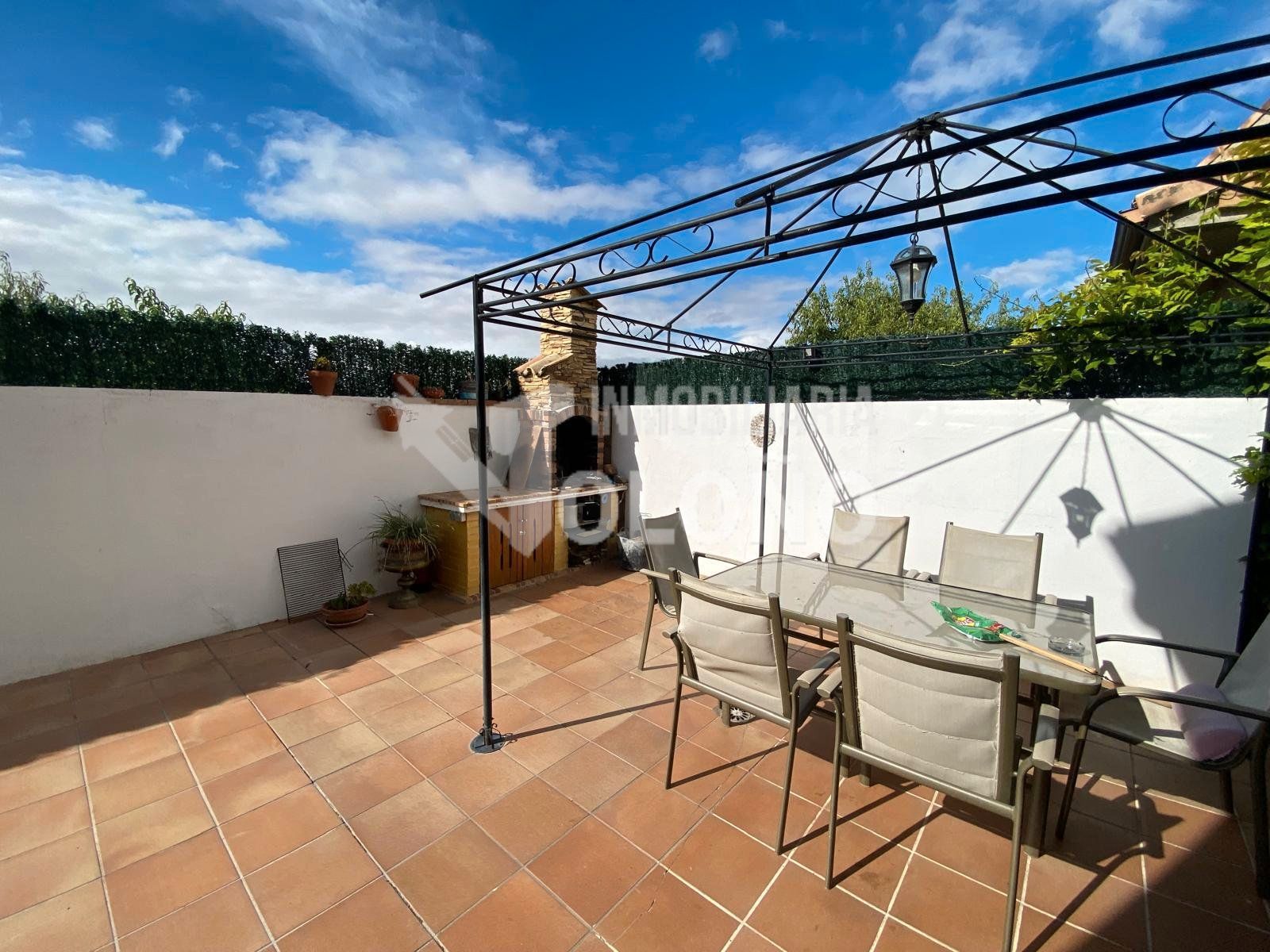 Terrace of Single-family semi-detached for sale in Cuzcurrita de Río Tirón  with Air Conditioner, Heating and Parquet flooring