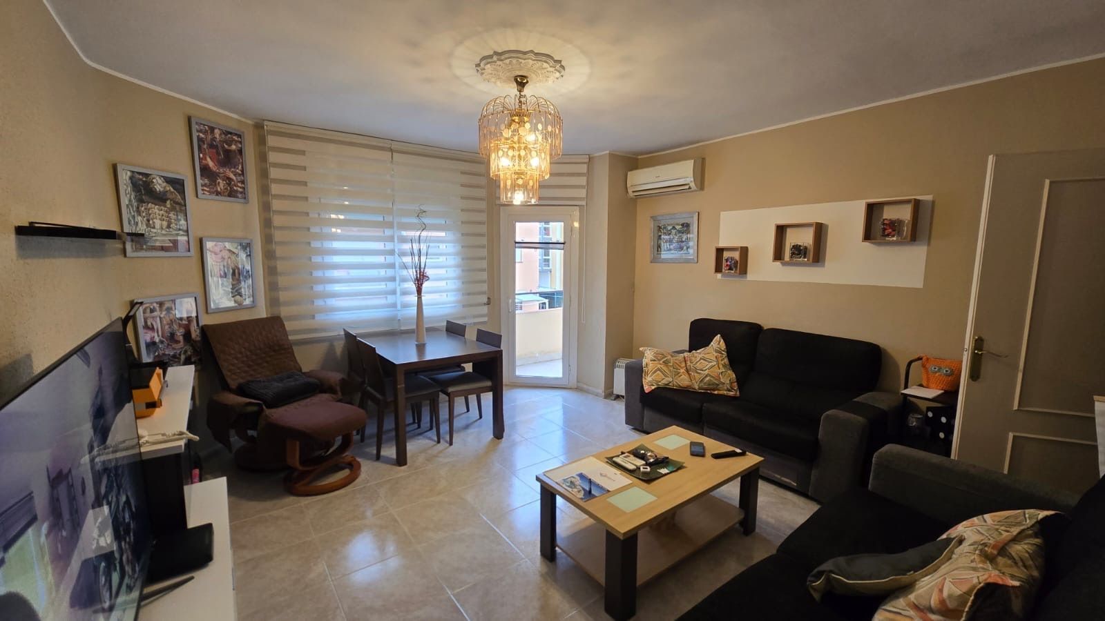 Wohnzimmer von Wohnungen zum verkauf in Figueres mit Klimaanlage