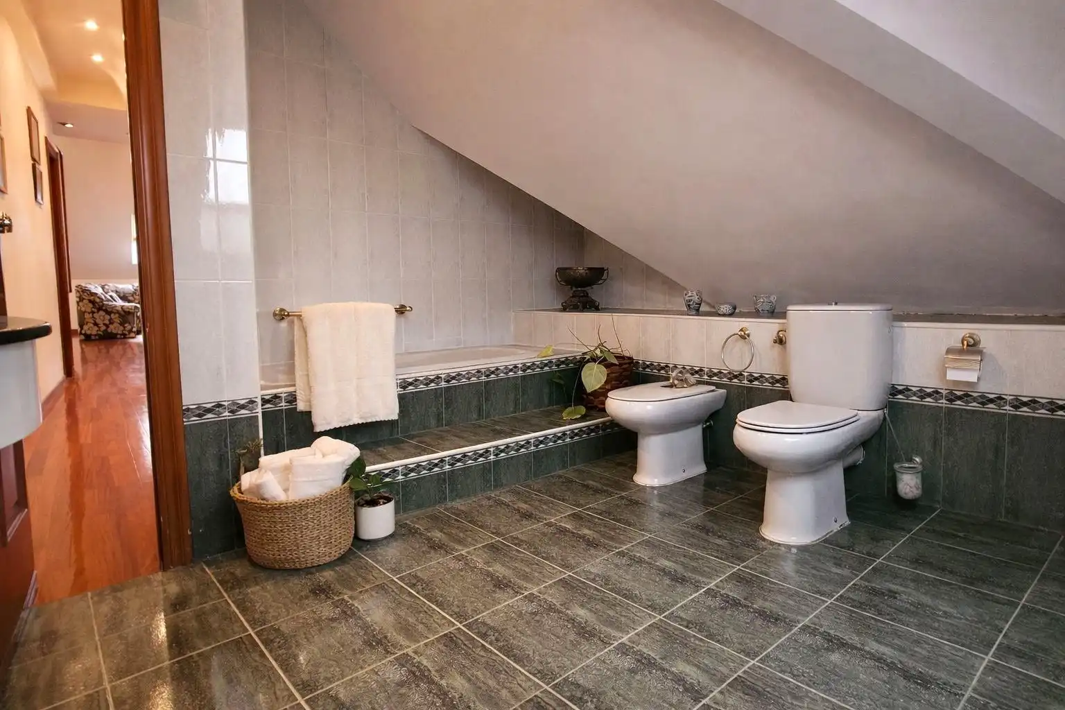 Bathroom of Houses for sale in Torrelavega   with Heating, Private garden and Terrace