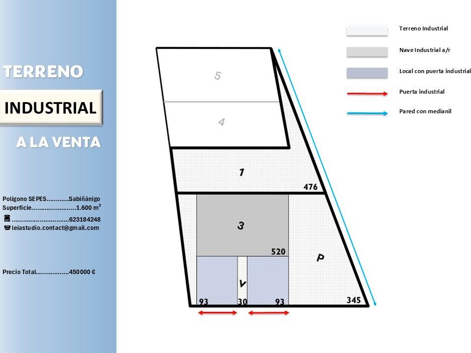 Terreny industrial en venda en Sabiñánigo