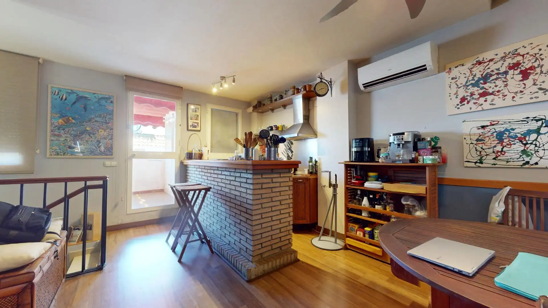 Küche von Einfamilien-Reihenhaus zum Verkauf in Córdoba mit Klimaanlage, Heizung und Terrasse