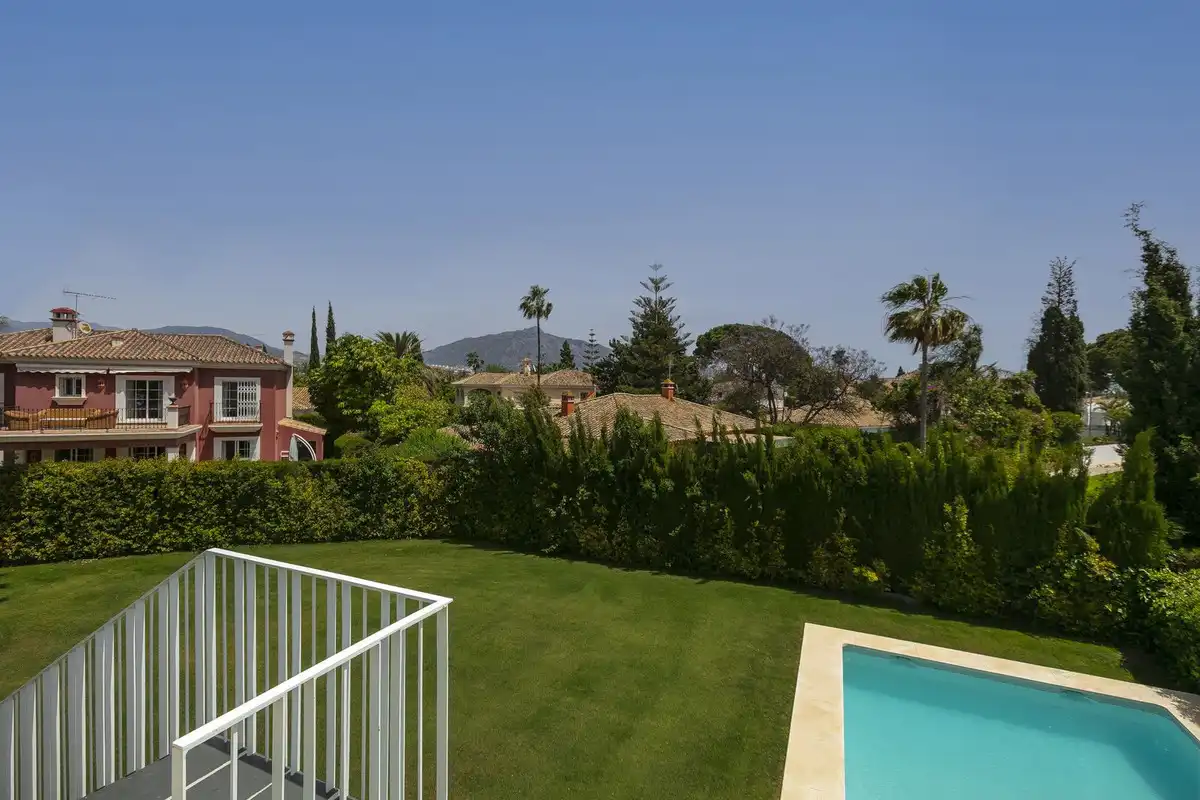 Jardín de Casa o chalet en venta en Marbella con Jardín privado, Terraza y Piscina