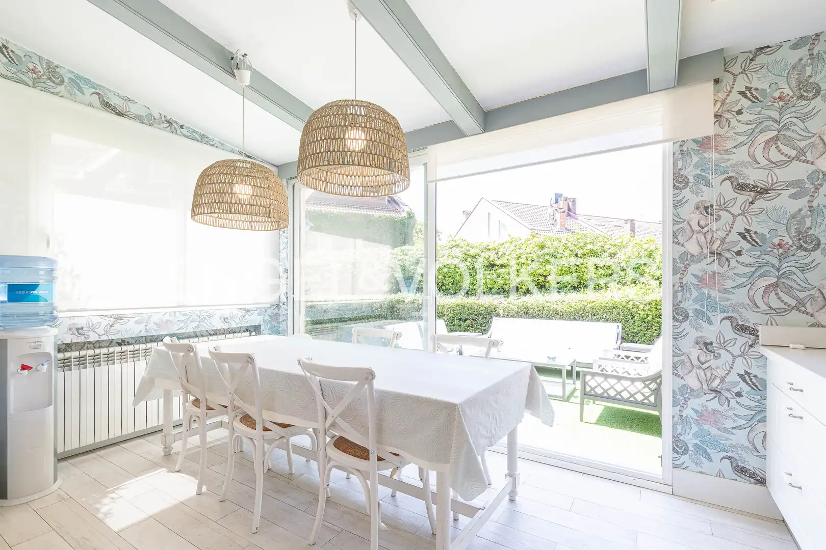 Terraza de Casa adosada en venta en Madrid con Aire acondicionado, Calefacción y Jardín privado