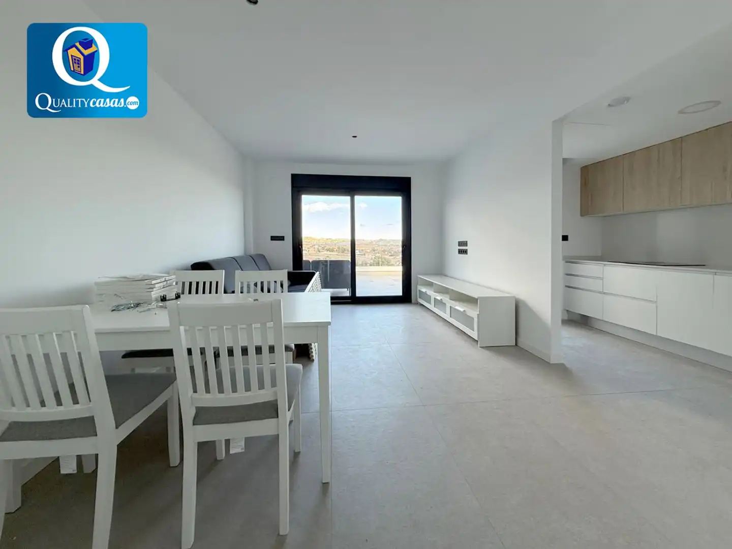 Sala de estar de Piso en venta en Mutxamel con Terraza y Piscina comunitaria
