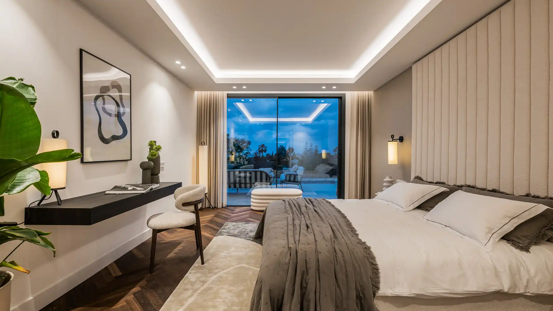 Habitación de Casa o chalet en venta en Marbella con Aire acondicionado, Jardín privado y Terraza