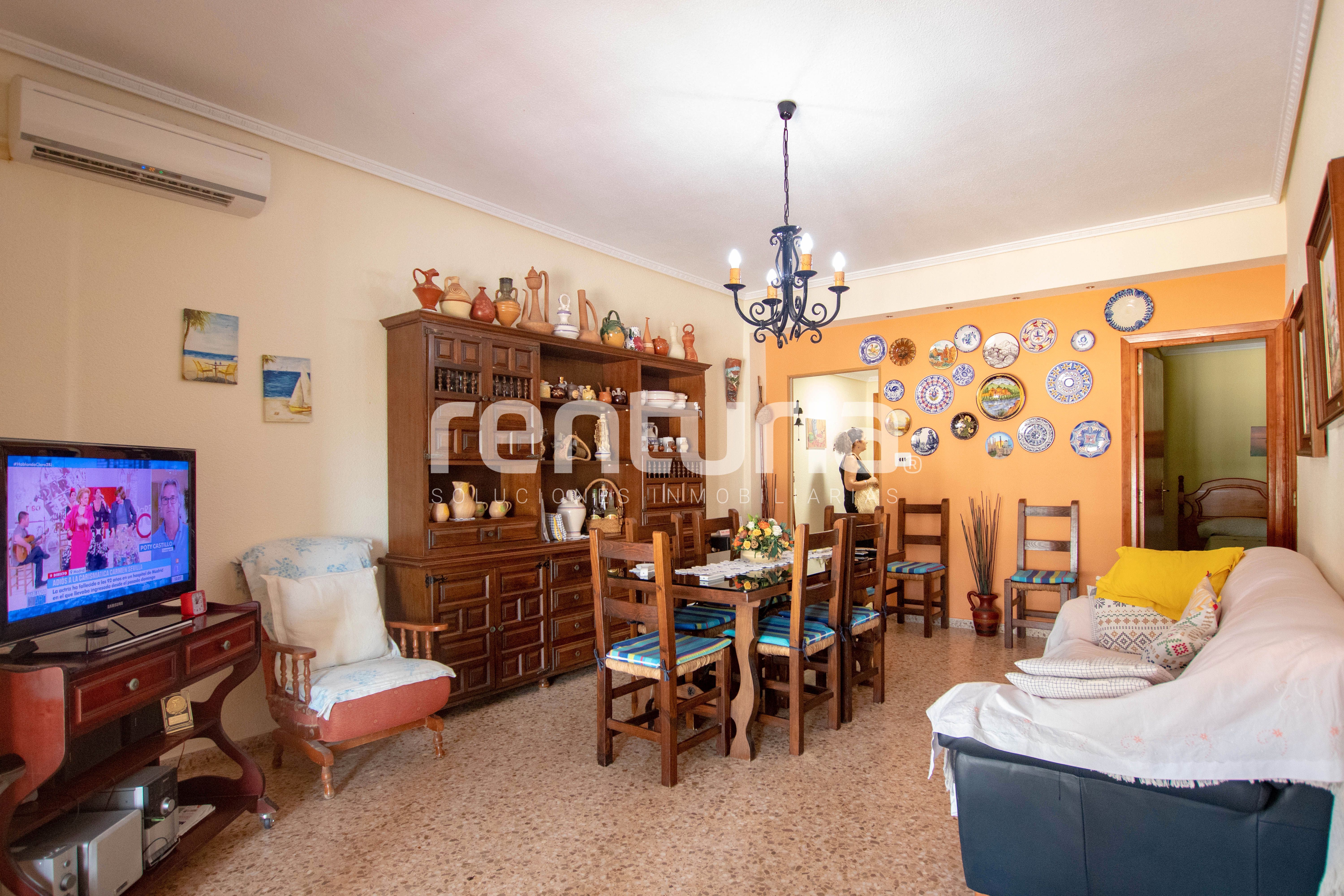 Dining room of Flat for sale in Sueca  with Air Conditioner, Terrace and Storage room