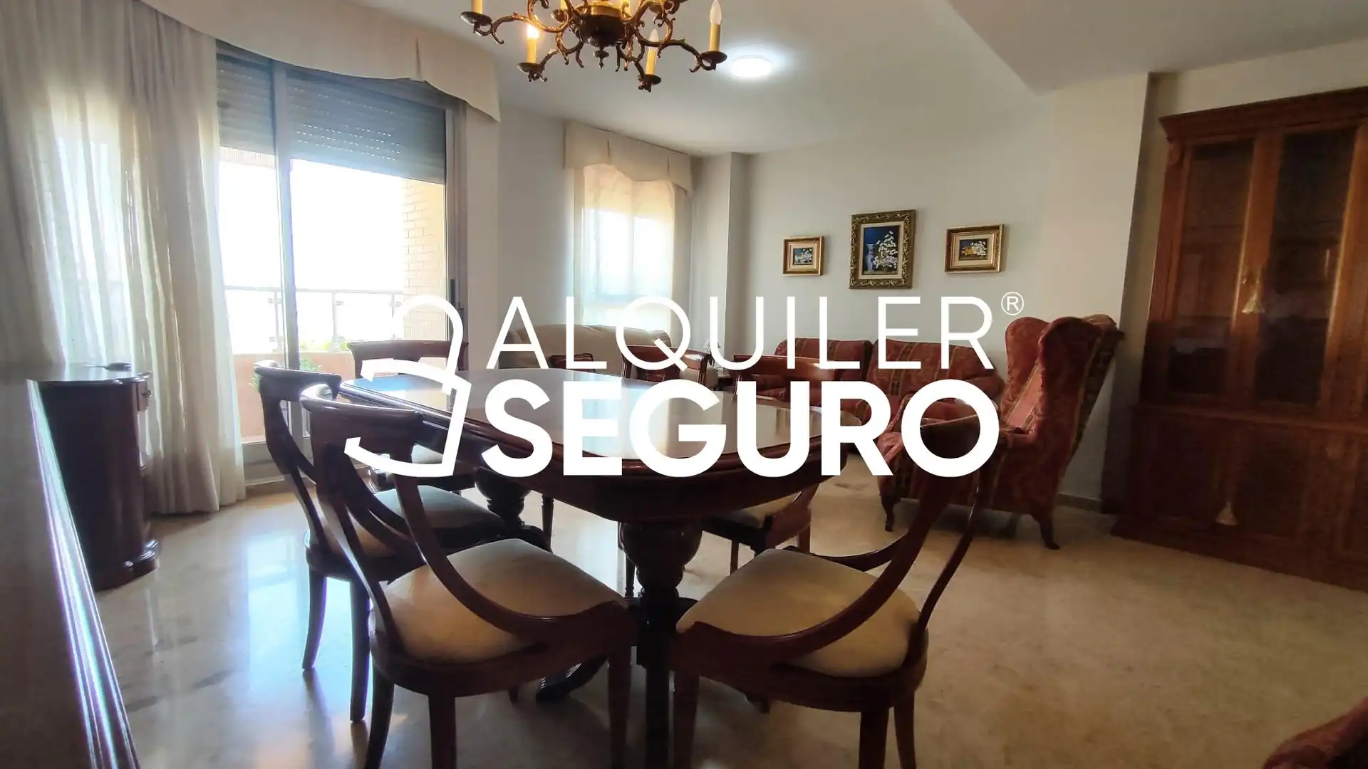 Dining room of Flat for rent in Torrent  with Air Conditioner, Terrace and Storage room