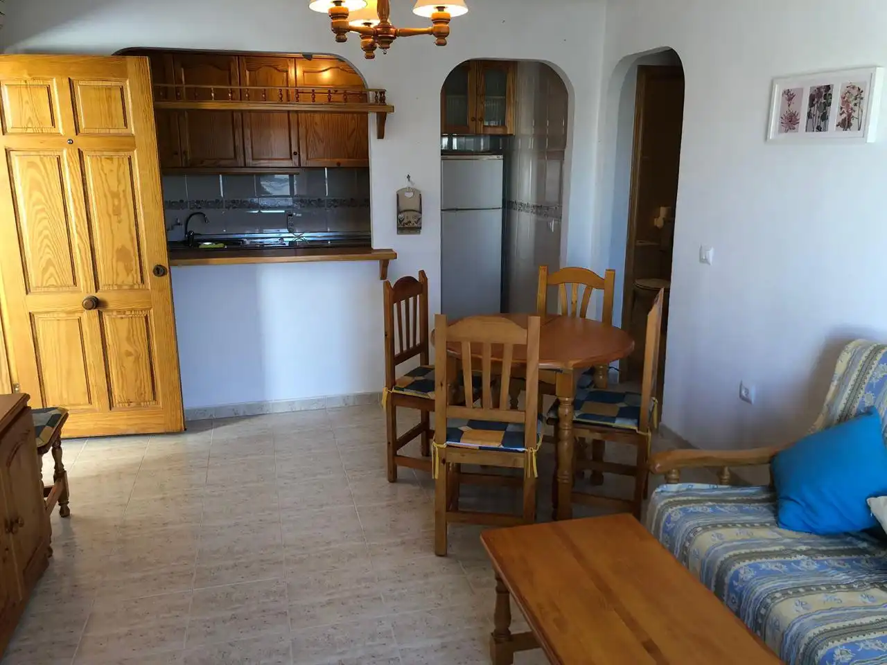 Esszimmer von Wohnung zur Miete in Vera mit Klimaanlage, Terrasse und Möbliert
