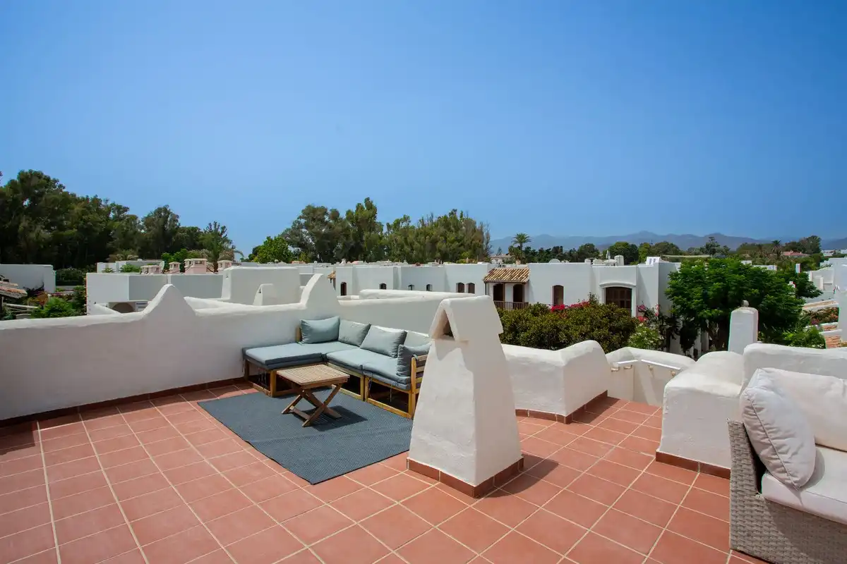 Terrace of Flat for sale in Estepona  with Air Conditioner, Terrace and Community pool