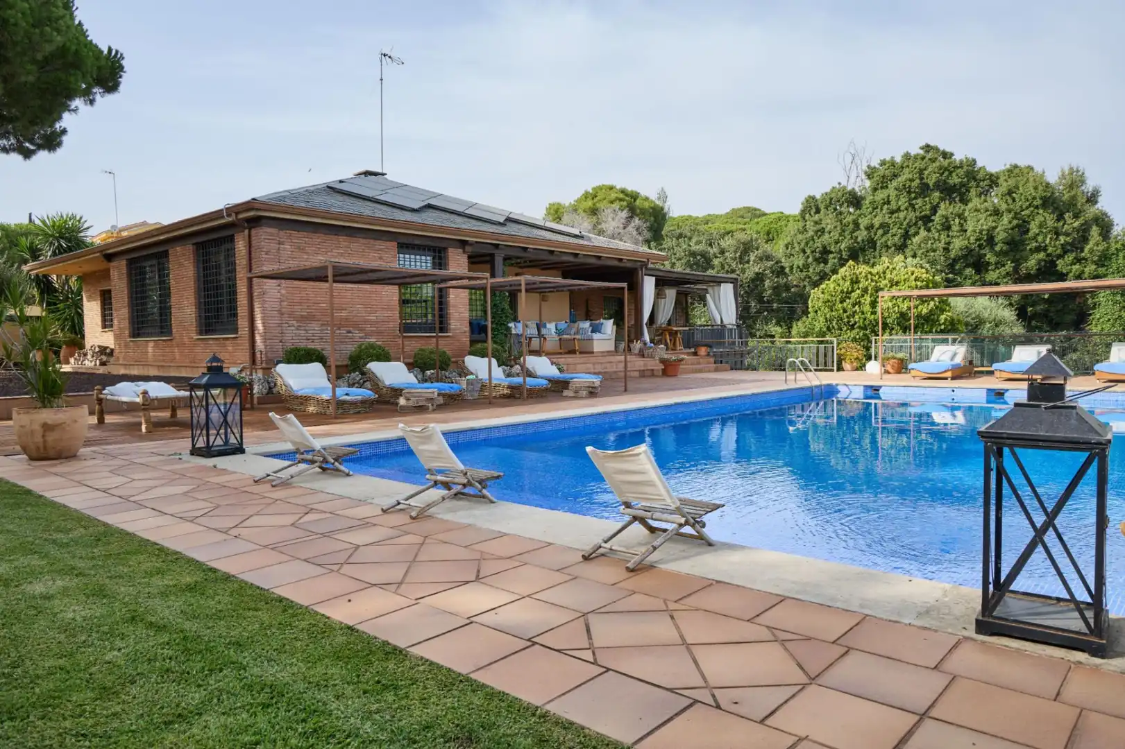 Piscina de Casa o xalet en venda en Sant Andreu de Llavaneres amb Calefacció, Jardí privat i Terrassa
