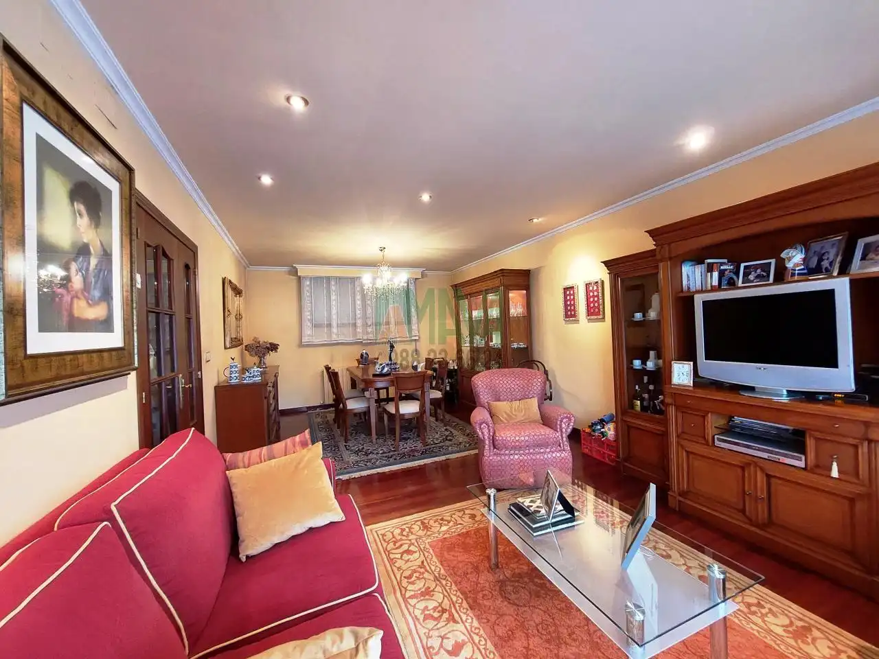 Sala de estar de Casa adosada en venta en Ourense Capital  con Calefacción