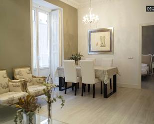 Dining room of Apartment to share in  Madrid Capital  with Air Conditioner, Heating and Terrace