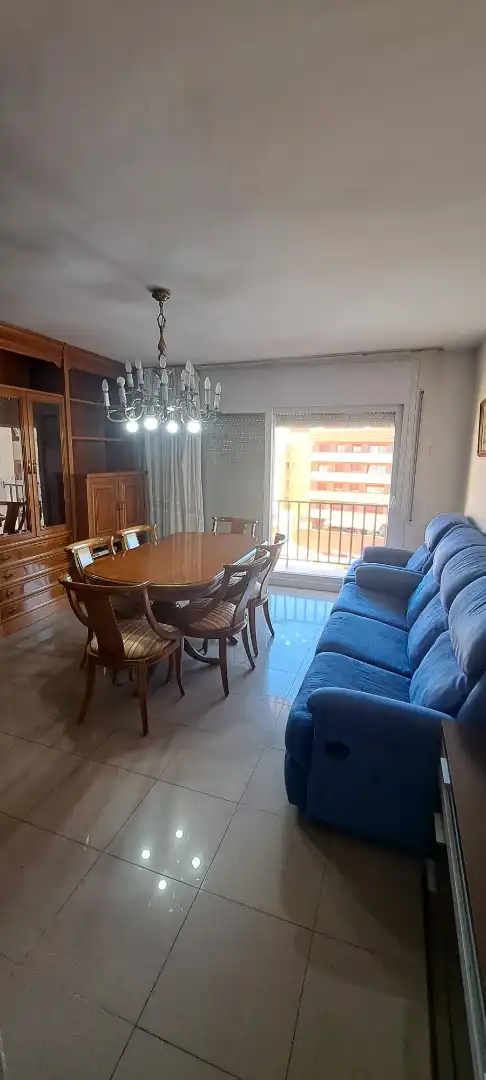 Dining room of Flat for rent in Terrassa  with Heating, Terrace and Furnished