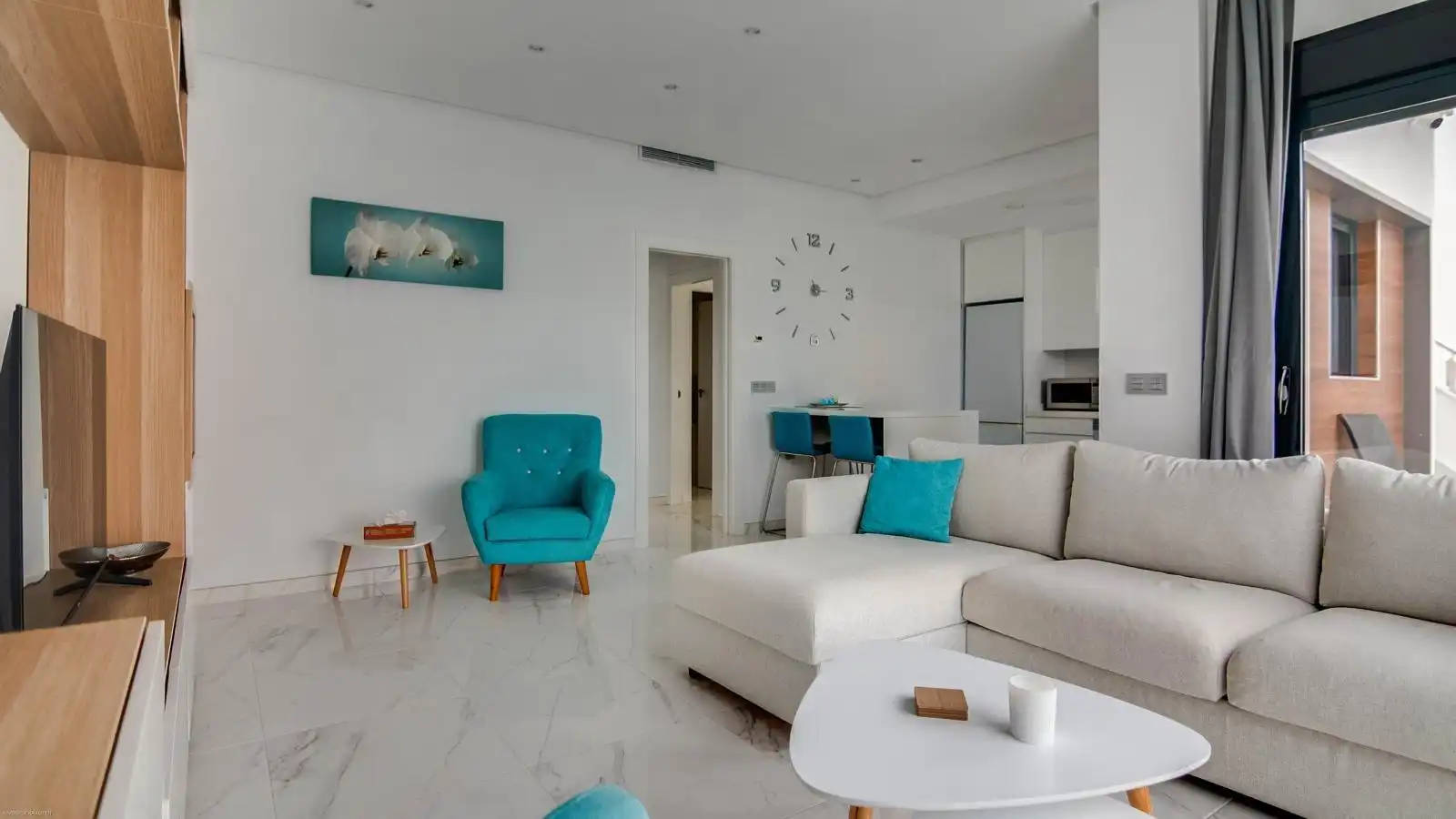 Sala d'estar de Casa o xalet en venda en San Javier amb Aire condicionat, Calefacció i Jardí privat