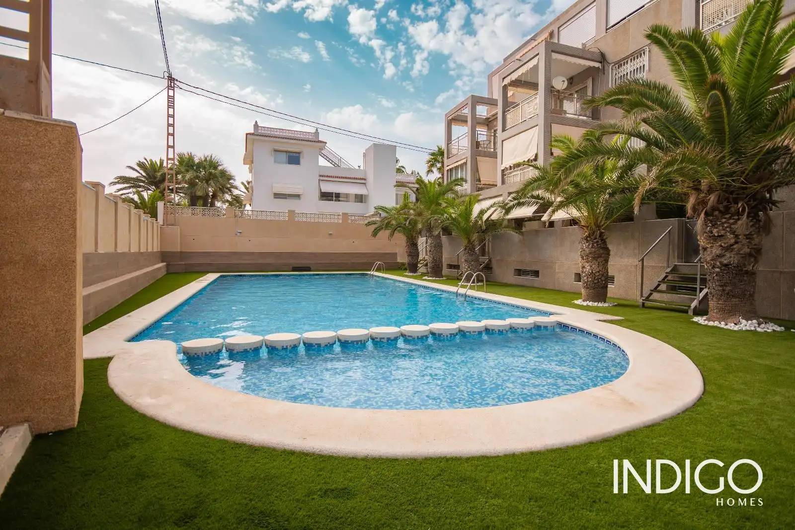 Swimming pool of Flat for sale in El Campello  with Air Conditioner, Heating and Terrace
