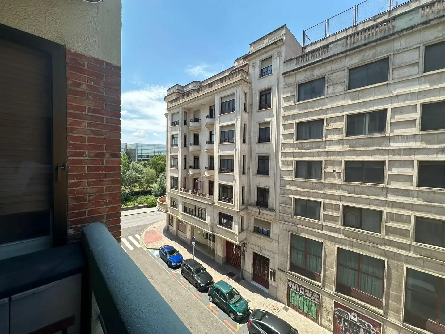 Exterior view of Flat for rent in Burgos  with Heating, Terrace and Furnished