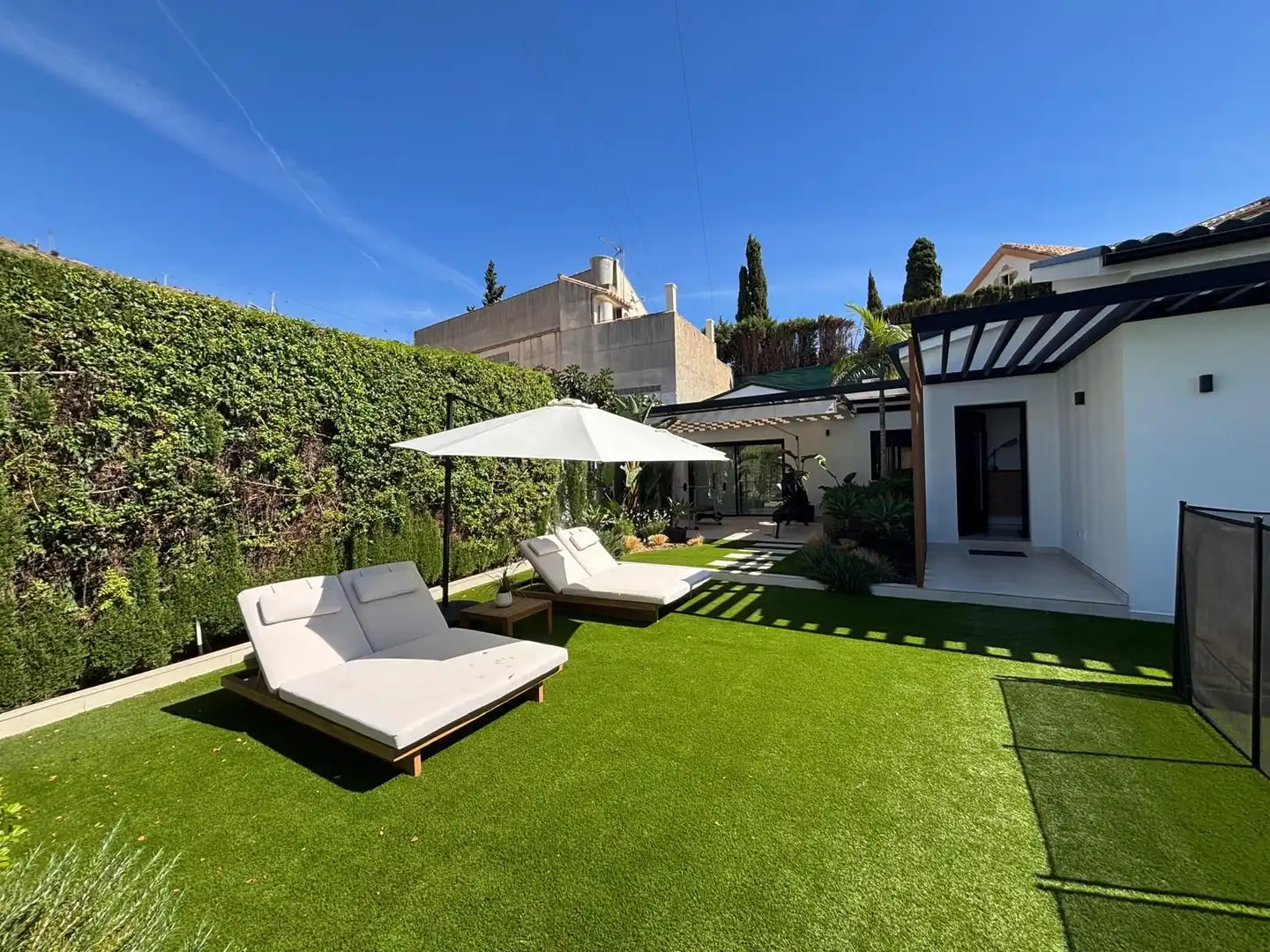 Terrassa de Casa o xalet en venda en Benalmádena amb Aire condicionat, Jardí privat i Terrassa