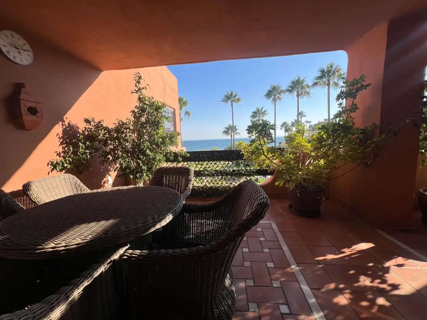 Terrace of Flat for sale in Estepona  with Air Conditioner, Private garden and Terrace