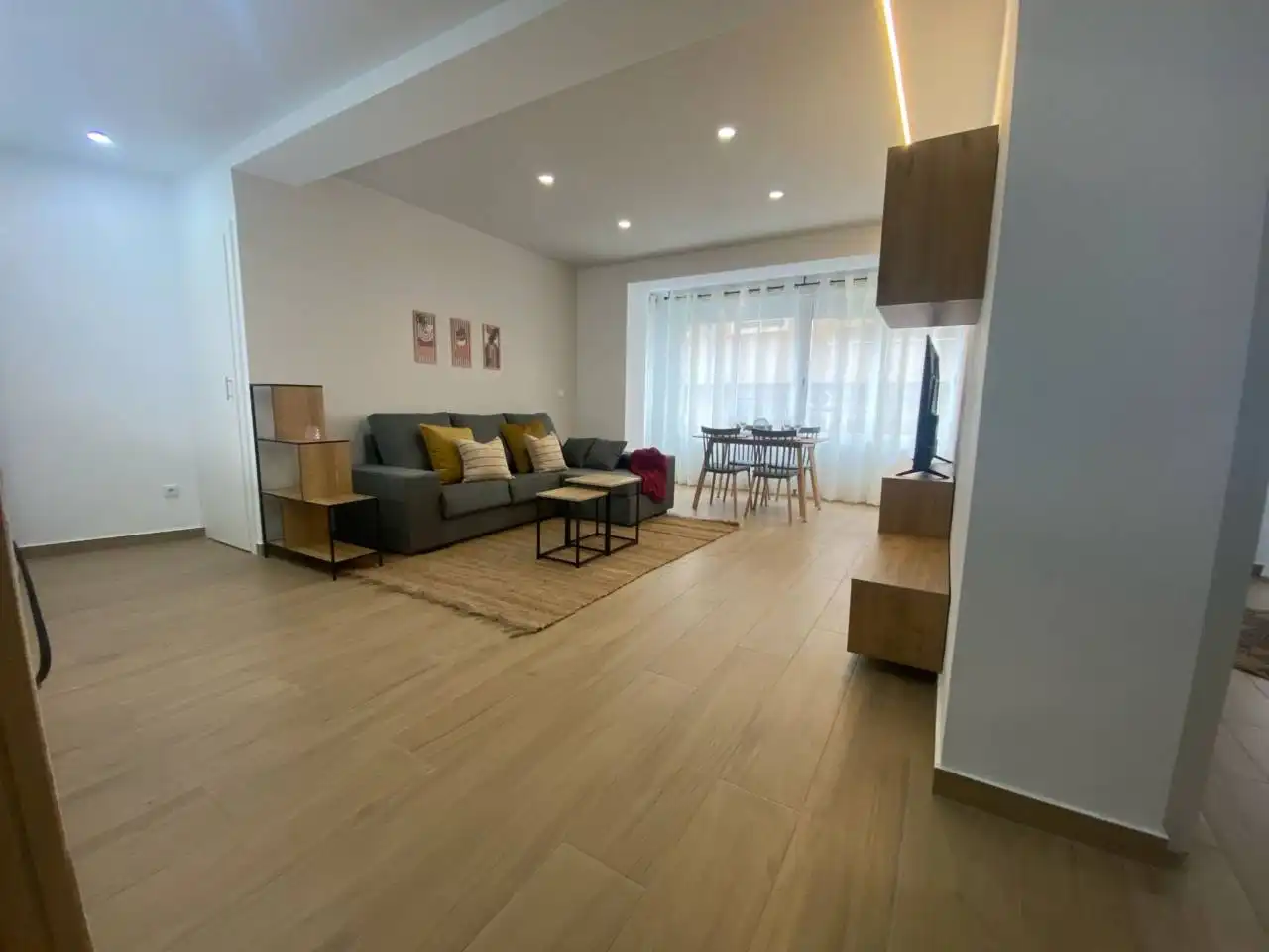 Living room of Flat for rent in Elda  with Furnished