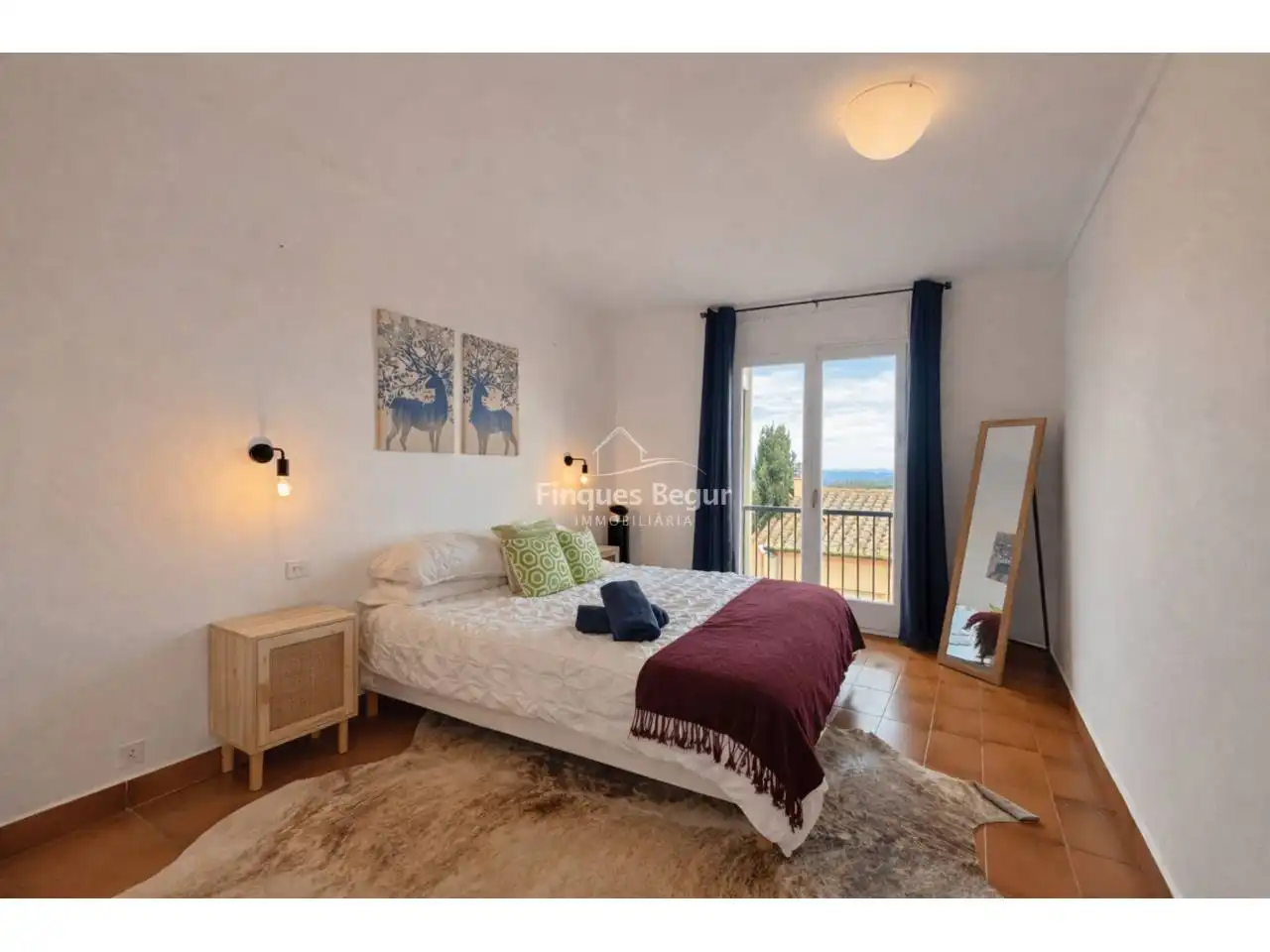 Bedroom of Apartments for sale in Begur  with Heating, Terrace and Furnished