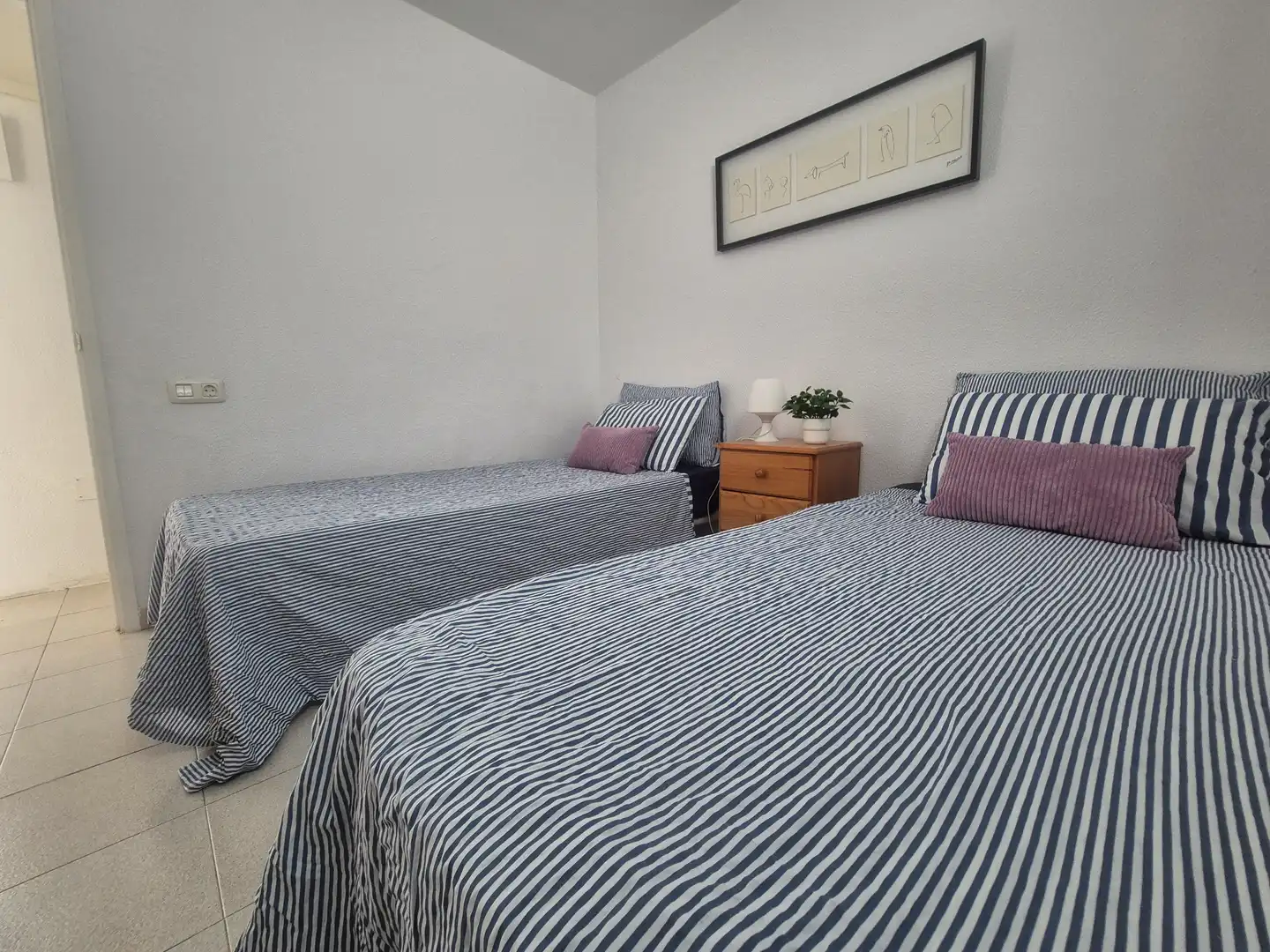 Schlafzimmer von Wohnungen zur Miete in San Bartolomé de Tirajana mit Privatgarten, Terrasse und Schwimmbad