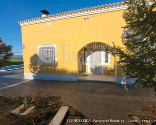 Vista exterior de Casa o xalet en venda en Vilanova de Segrià amb Aire condicionat, Calefacció i Jardí privat