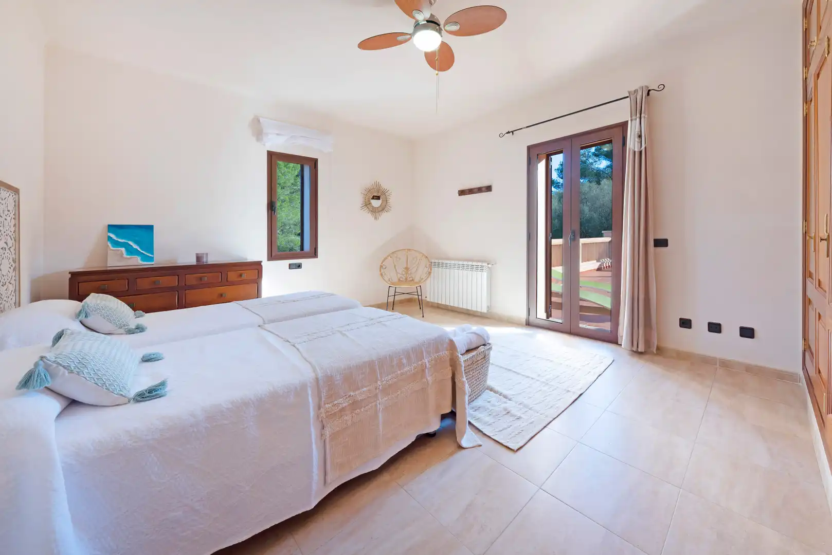 Habitación de Finca rústica en venta en Felanitx con Aire acondicionado, Calefacción y Terraza