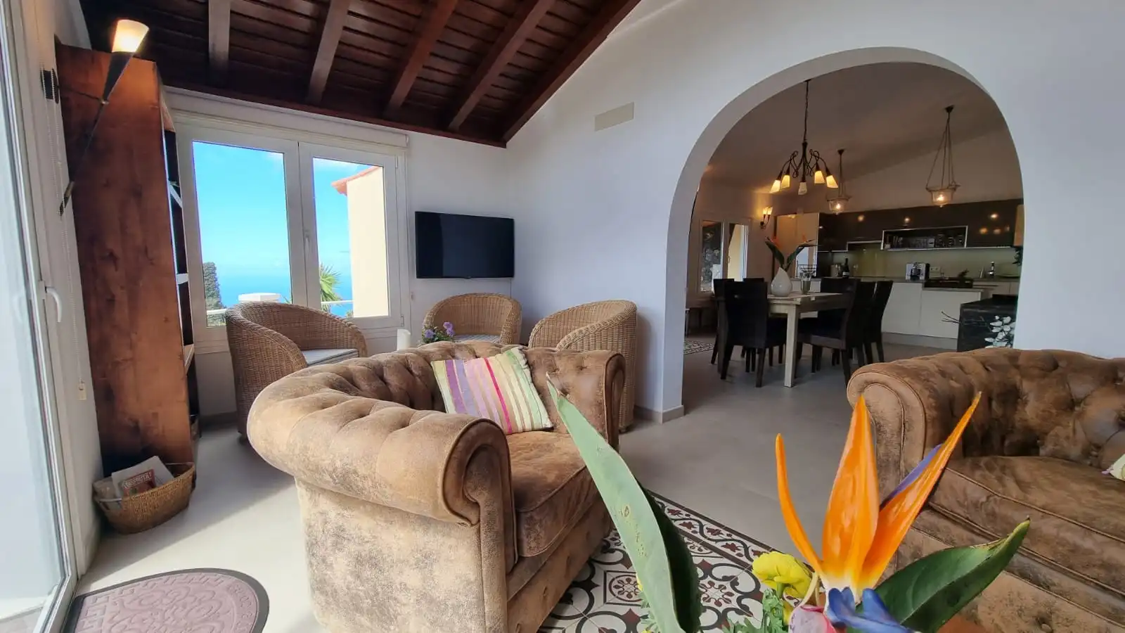 Sala d'estar de Casa o xalet en venda en El Paso amb Aire condicionat, Calefacció i Jardí privat