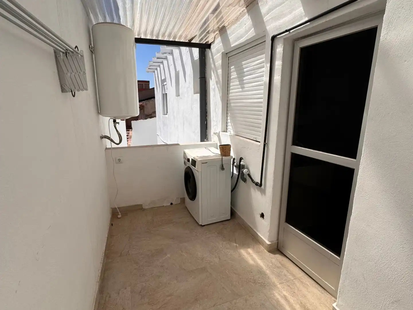 Balcony of Flat for rent in Murcia  with Air Conditioner, Heating and Furnished