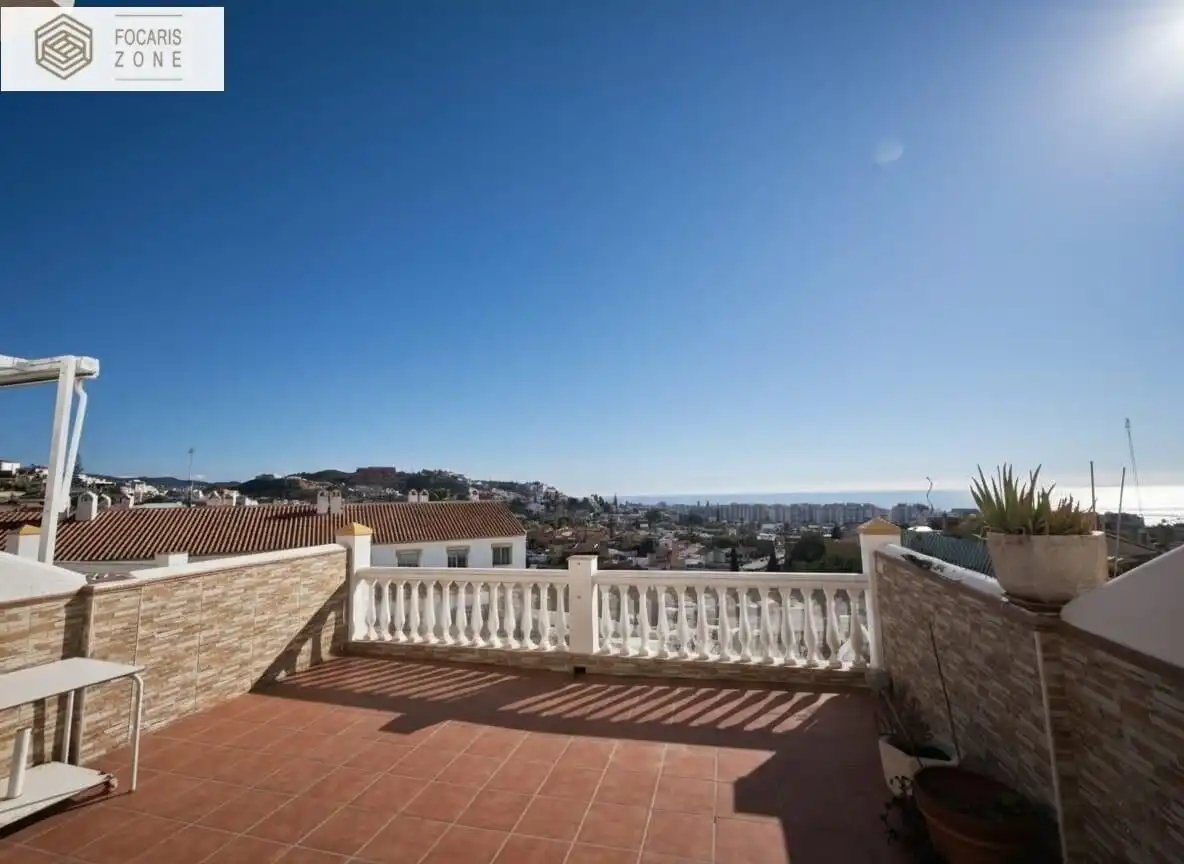 Terrace of Detached homes for sale in Rincón de la Victoria  with Air Conditioner, Heating and Private garden