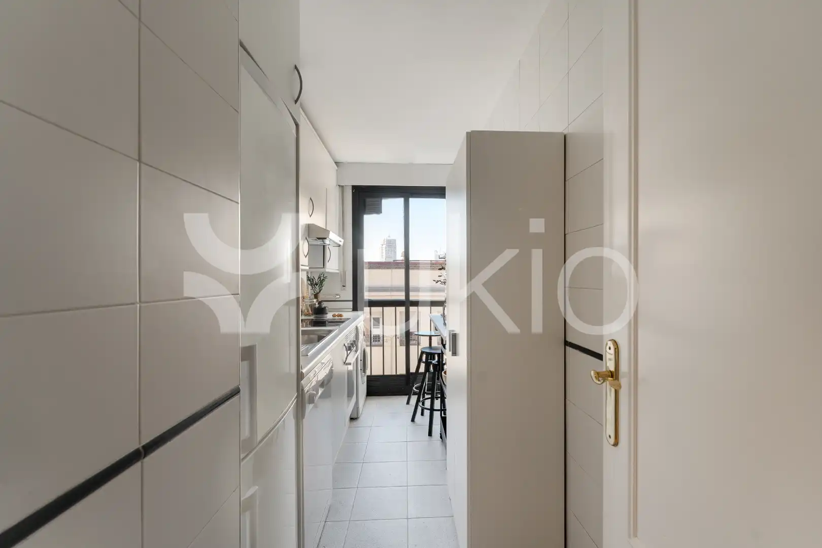 Kitchen of Apartments for rent in Madrid  with Air Conditioner, Heating and Furnished