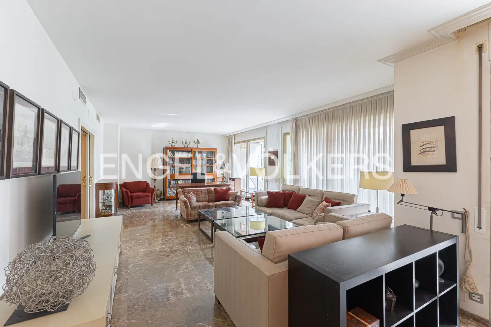 Living room of Flat for sale in Barcelona  with Air Conditioner, Heating and Private garden